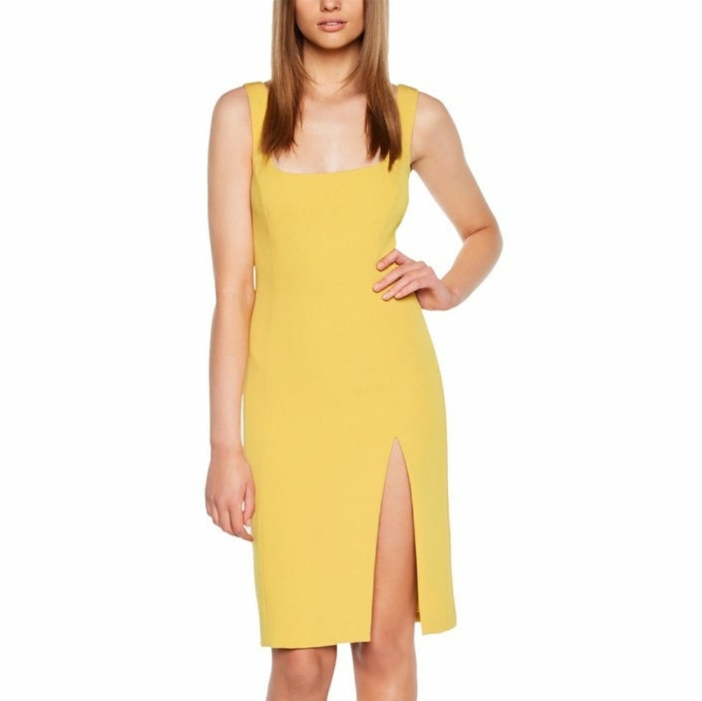 Bardot Leila Dress Mustard Size 4